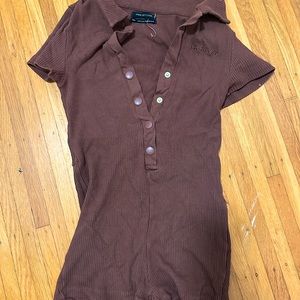 Urban Outfitters Romper/Jumpsuit - shorts w collared top